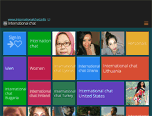 Tablet Screenshot of internationalchat.info